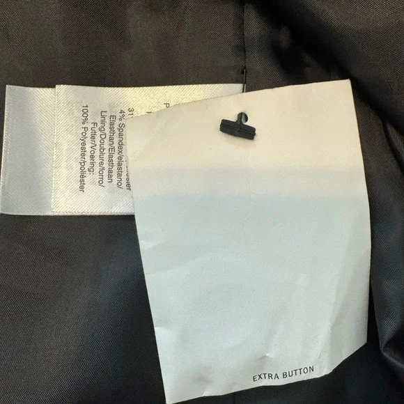 DKNY Peplum Blazer Size 4 Petite - Picture 4 of 8